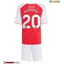 Otroške Nogometnih dresov Arsenal Noni Madueke #20 Domači 2025-26 Kratki rokavi (+ hlače)